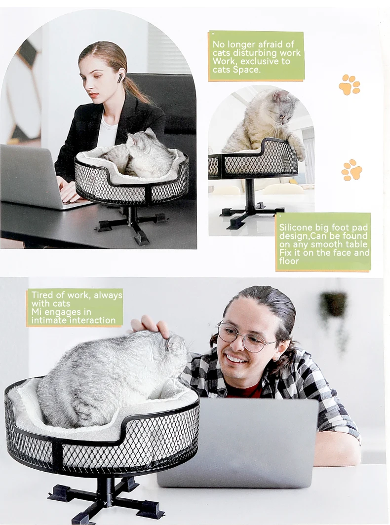 New High Quality Wholesale Table Top Cat Nest Moisture Proof Removable Removable Pet Nest Can Accompany the Owner Pet Supplies manufacture
