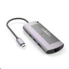 Hard Disk Combo 2 In 1 USB-C HUB With M.2 SSD Enclosure USB3.1 5Gbps 2TB Type-C Portable Hard Disk Case
