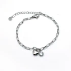 Bangles New Arrival Fashion Bracelet Jewelry Stainless Steel Bangles For Women Love Heart Pendant