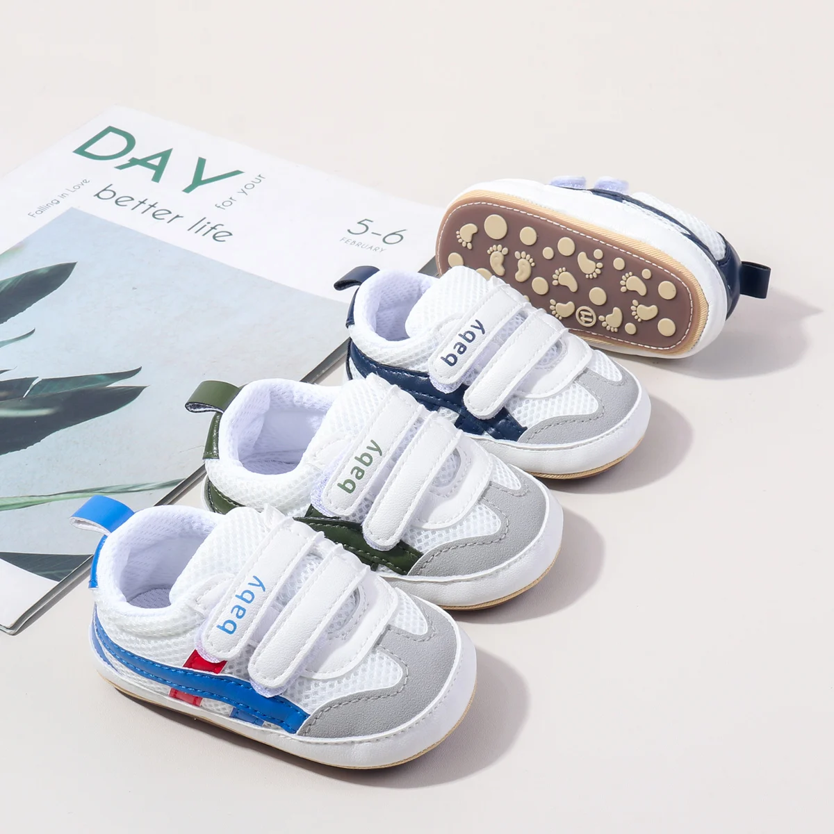 Unisex High Quality 2025 Spring Autumn Style Casual Shoes Anti-Slip Soled Toddler Walking Shoe Boys and Girls details