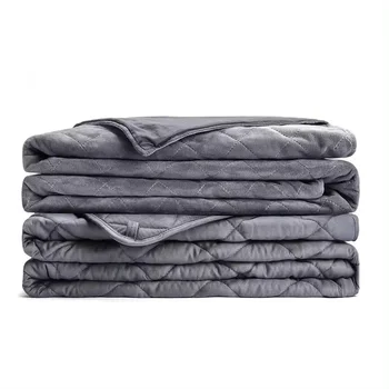 Amazon Hot Sell  Cotton Polyester Weighted  Blanket  for Anxiety