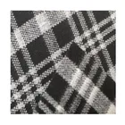 Black New You Can Make A Lady's Coat. Knitted 100% PolyesterWhite And Black Grid Fabric.