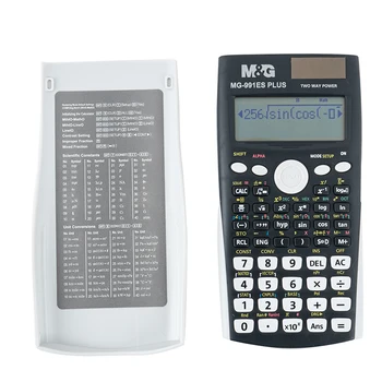 M&G Professional Calculating Machine 417 Functions 12 digits Two way power Office School Supplies 991ES Scientific Calculator