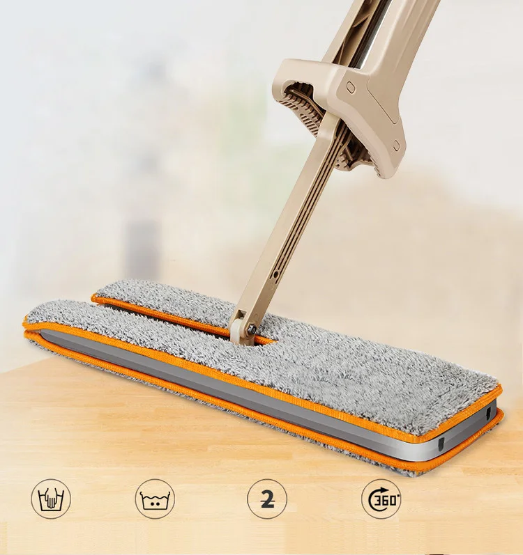 P1206 2020 new experience cleanl iness tool wooden floor large size flat cleaning mop