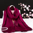 Scarf Hijab Scarf Hijab Hot Sale Cheap Plain Color Soft Long Scarf Chiffon Muslim Hijabs For Women