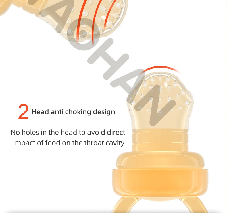 Food Grade Silicone Baby Pacifier Holder for baby products &Kids Storing Fruits Vegetables Complementary Foods Essential