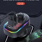 Mp3 Fm Transmitter Large Stock Top Quality Rgb U Disk Type C Car Tape Setup Mp3 Player Fm Transmitter
