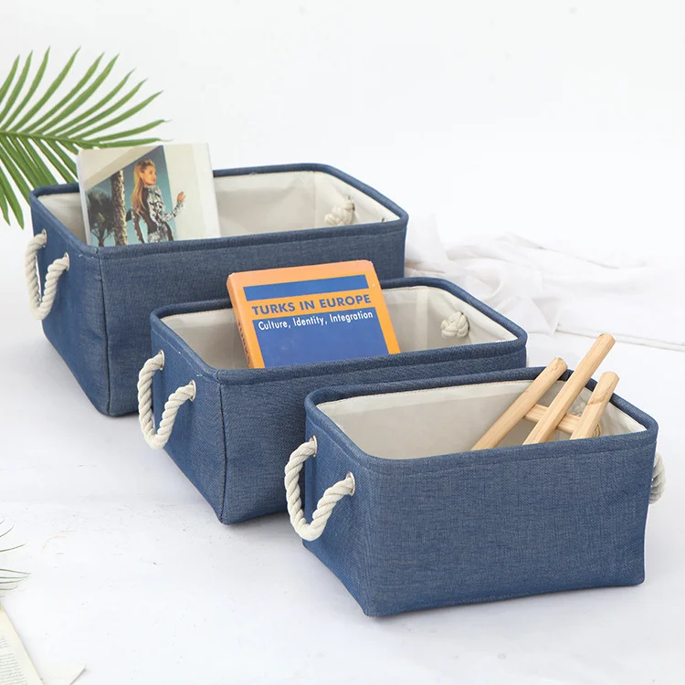 HUAYI  Selling High quality  Fabric Large Canvas storage basket laundry basket