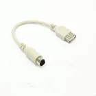 Ps2 Keyboard Usb Cable PS2 Connector Usb AF To Din6M Keyboard Usb Mouse Cable