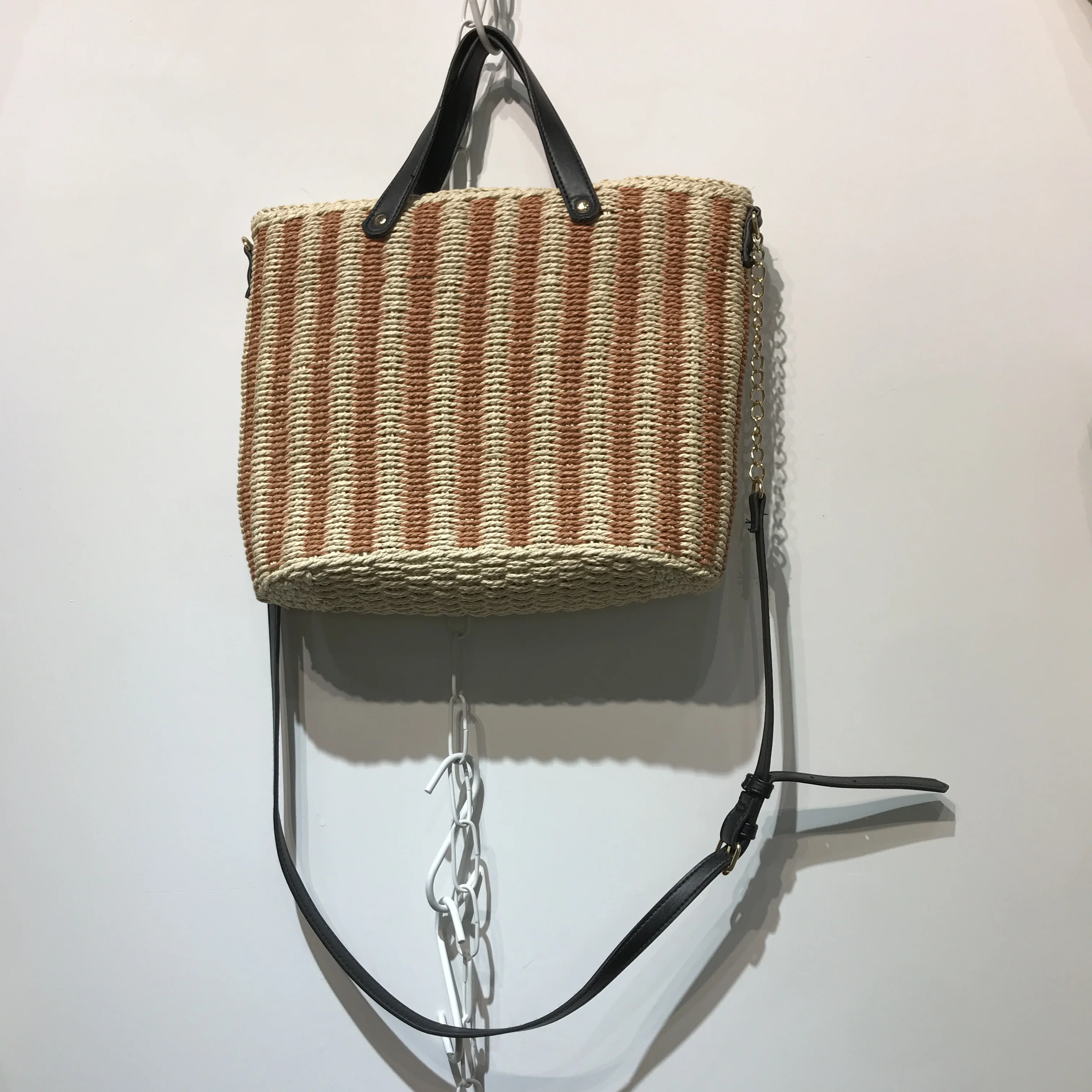 Straw Bag 2022 Women's Large Capacity Basket Woven Bag Portable Tote Beach Bag for Ladies