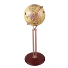 Model Treasury Antique Floor Model World Globe Stainless Steel Material For Globe Body