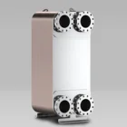 Chiller Food Xinren Cooper R22 R410A R717 Refrigerant To Water Chiller Food Industry Brazed Plate Heat Exchanger