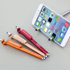 Ball Pen With Stylus Plastic Promotional Type Mobile Holder Multi-function Active Stylus Ball Pen With Touch Screen End
