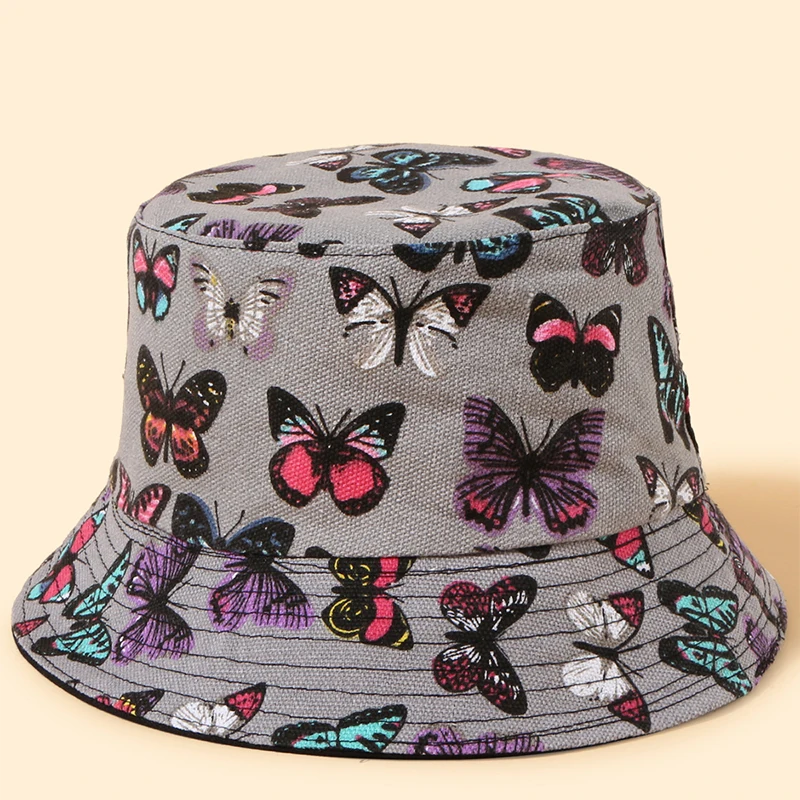 Unisex Fashion Butterfly Bucket Hat 