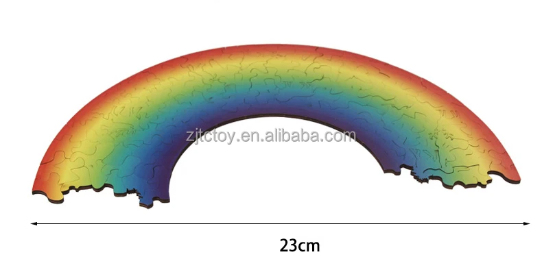 مخصص 119 قطعة قوس قزح خشبية بازل قطع لعبة تعليمية مبكرة للبالغين والأطفال الأولاد والبنات مصنع البالغين