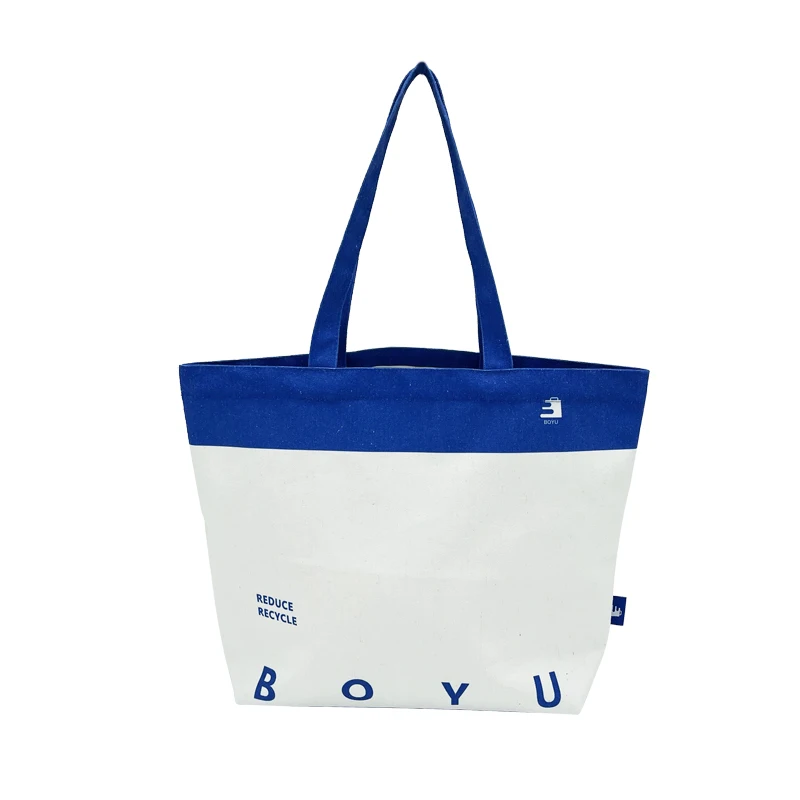 Custom Cotton Canvas Shopping Shoulder Tote Bags manufacture