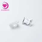 White Cubic Zircon Wholesale Price Gemstone Rectangular Cut White Color Cubic Zircon White