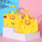 Tote Environmental Protection Ladies Felt Shopping Bag Custom Logo Ladies Handbag Felt Diaper Tote Bag Casual Felt Bag