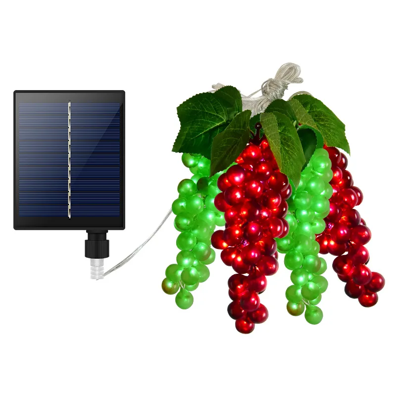 solar grape string lights