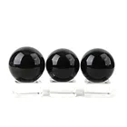 Obsidian Black Natural Obsidian Ball Rough Stone Polished Gem Ball
