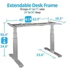 School Desk With Adjustable Legs Home Or School Furniture Height Adjustable Desk Legs With Single Motor Desk