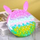 Coin Purse New Arrival Silicone Mini Lady Bag For Girls Bubble Sensory Fidget Sling Totes