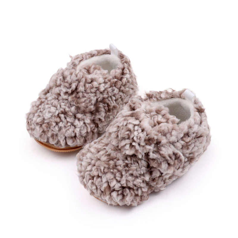 New Autumn and Winter Baby Shoes Thickened Warm Treasure Coral Cotton Walking Shoes factory