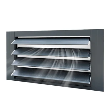 VANTONE Custom Aluminium Louvers OEM Electric Air Vent Grills for Ventilation Diffuser Size Hotel House Project