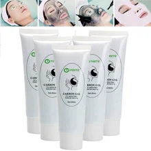 Factory price private label Laser Facial Carbon Gel For Nd Yag Laser Machine Black Doll Skin Rejuvenation