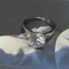 Diamond Rings Diamond Engagement Sterling Silver Wholesale Custom Crystal Rings Women