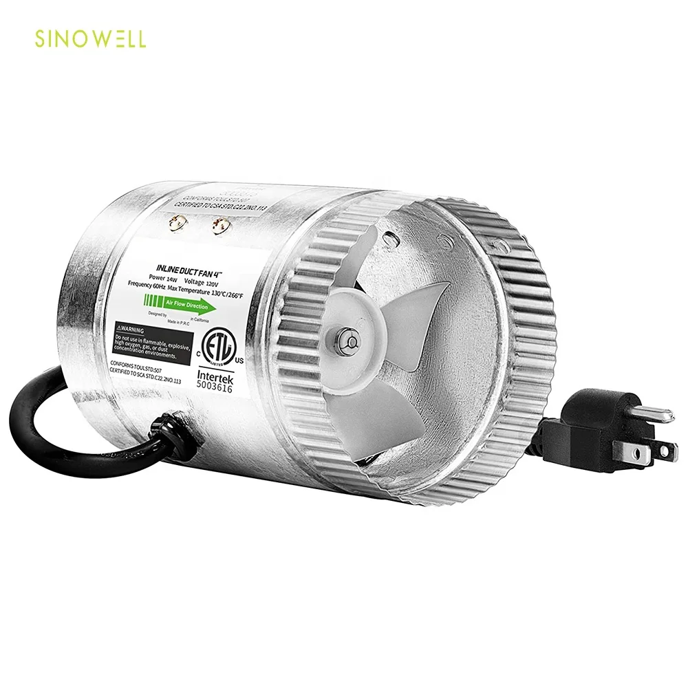 Air Duct Booster Fan, SINOWELL, HAVC, Inline - detail 4