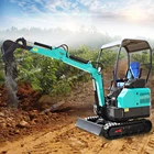 Hengwang HW17 EPA EURO 5 China Wholesale Compact Mini Excavators 2 Ton Prices