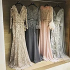 Gown Gown Dresses Sexy High End Sexy Luxury Long Sleeve Sequined Long Party Gown Evening Dresses For Ladies