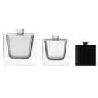 Perfume Bottle Luxury Wholesale Square 30Ml 50Ml 100Ml Empty Spray Perfume Oil Bottle Glass