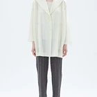 Coat Coats 2021 New Solid Color Fashion Blazer Long Coat Casual Coats With Hood Pleats