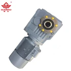 K Helical Gearbox K Series Helical Bevel 1 Rpm Gear Motor Hollow Shaft Gearbox