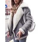 Fur Coats New Motorcycle Deerskin Cashmere Lamb Wool Jacket Women Lapel Fashion Winter Fur Coats