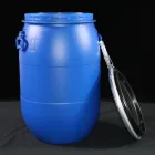 Hoop Drum Large Mouth Iron Hoop Plastic Drum 200L With Ring Lock
