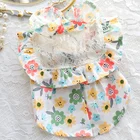 Summer Vest 2021 Dog Summer Puppy Sleeveless Shirts Sweatshirt Dog Vest Puppy Colorful Flower Pattern Sleeveless Blouse
