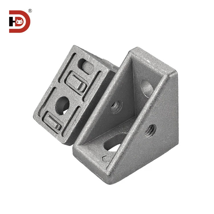 2020/030/4040 Die Cast Aluminum Corner Code Acrylic Board Fastening Connector Panel Installation Bracket Accessories supplier