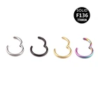 Hoop Astm F136 Medical Titanium 12mm Small Hoop Earrings Piercing Earrings For Women