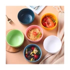 Ceramic Round Bowl The Latest Fashion Home Decoration Matte Ceramic Colored Handmade Round Bowl