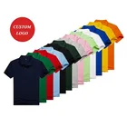 Polo T Shirts Wholesale OEM Custom Printing Logo Design 100% Cotton Pique Plain Golf Polo T Shirts