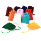 Velvet Bag Custom Fabric Velvet Dust Pouch Jewelry Packaging Bag Velvet Pouches