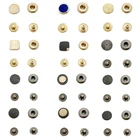 12mm Custom Design Logo Zinc Alloy 4 Parts Press Metal Snap Button For Clothing