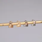 Earrings Earrings 2021 Fashional Hot Selling Lock Earrings Gold Plated Diamond Gifts For Best Friends