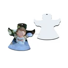 Wings 2020 Trending Angle Wings Shape Sublimation White MDF Ornaments Hanging Pendant