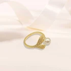 Diamond Jewelry Gold Hot Women Cubic Zirconia Bling Sparkle Diamond Silver Jewelry Ring 2021