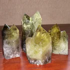 Points Point Hot Selling Natural Healing Crystal Citrine Twin Towers Stone Points As Feng Shui Crafts