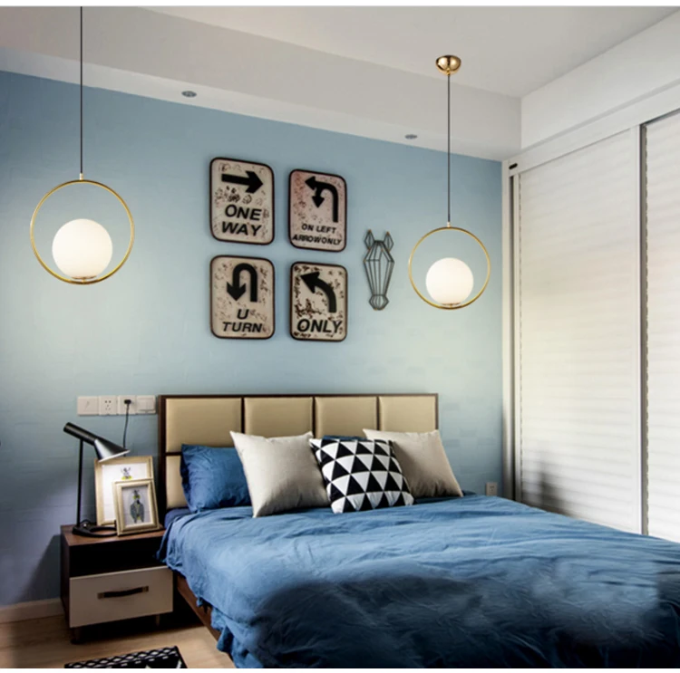 p00143 modern art glass led pendant lamp for kitchen home restaurant wholesale contemporary chandeliers pendant lights -6